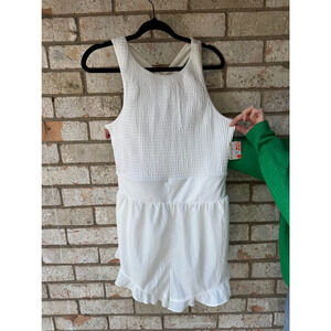 Free People Movement White Romper XL NWT